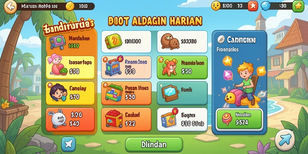 Tampilan antarmuka yang menarik dan mudah digunakan.