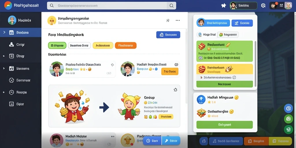 Tampilan utama aplikasi NUSABET yang menarik dan mudah digunakan.