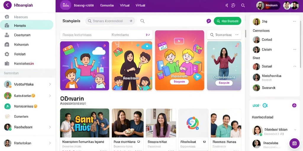 Tampilan antarmuka yang menarik dan user-friendly.