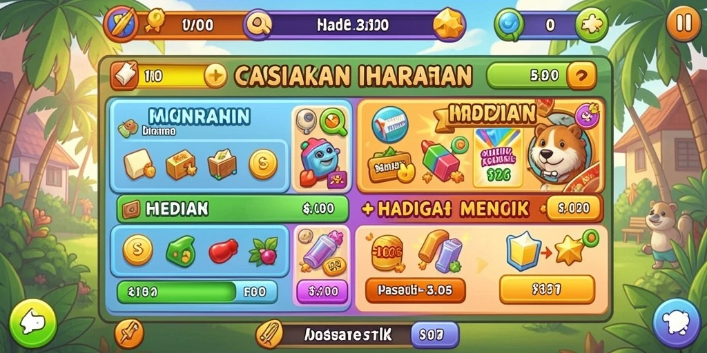 Tampilan antarmuka aplikasi yang menarik dan intuitif.