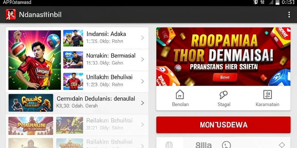 Tampilan antarmuka yang intuitif dan menarik.