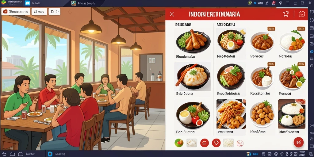 Tampilan karakter samurai yang menawan.